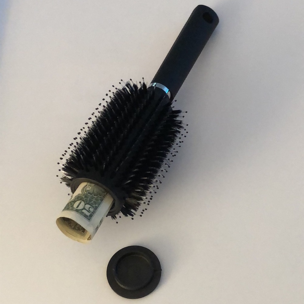 🖤 Stash Secret Storage Curling Hair Bush 🖤 NWT